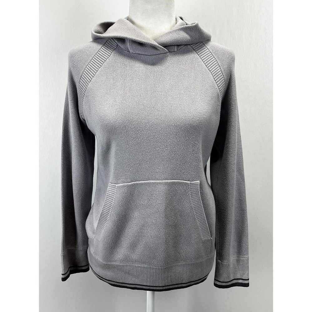 Lululemon Soothe Away Hoodie Sweater Sz 4 Womens Stargaze Spellout Cashmere Blen